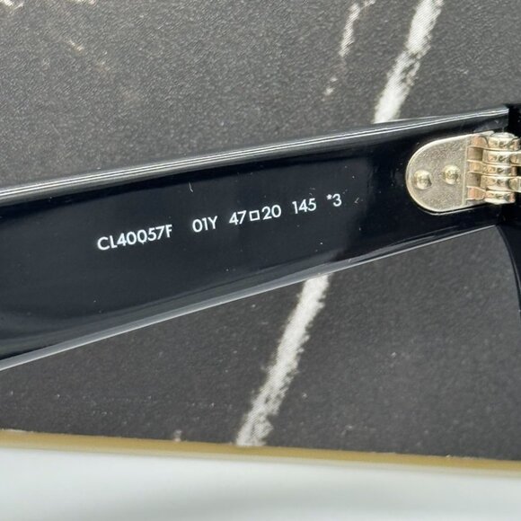 NEW CL40057F 01Y CELINE WOMEN SUNGLASSES BLACK PURPLE EYEWEAR CELINE - Picture 9 of 11